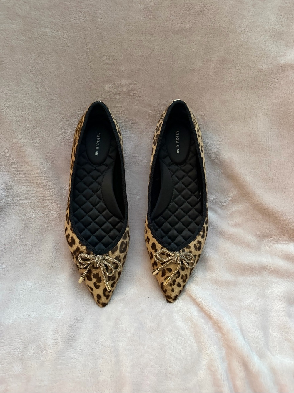Birdies Leopard-Print The Goldfinch 15 Flat
